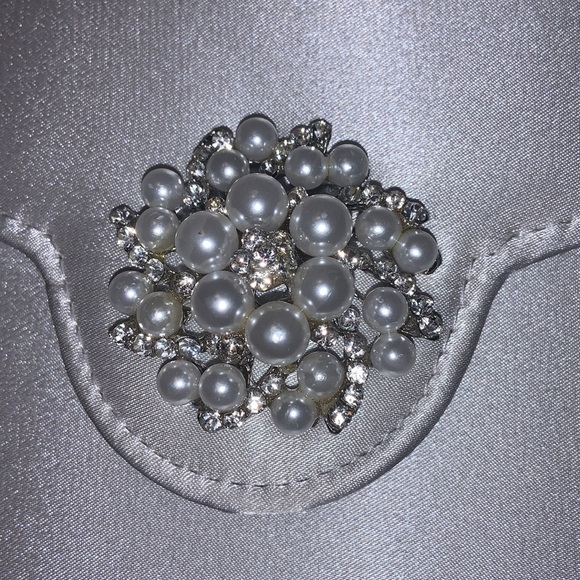Nina Imitation Pearl Ornament Lady Bag - Picture 4 of 9